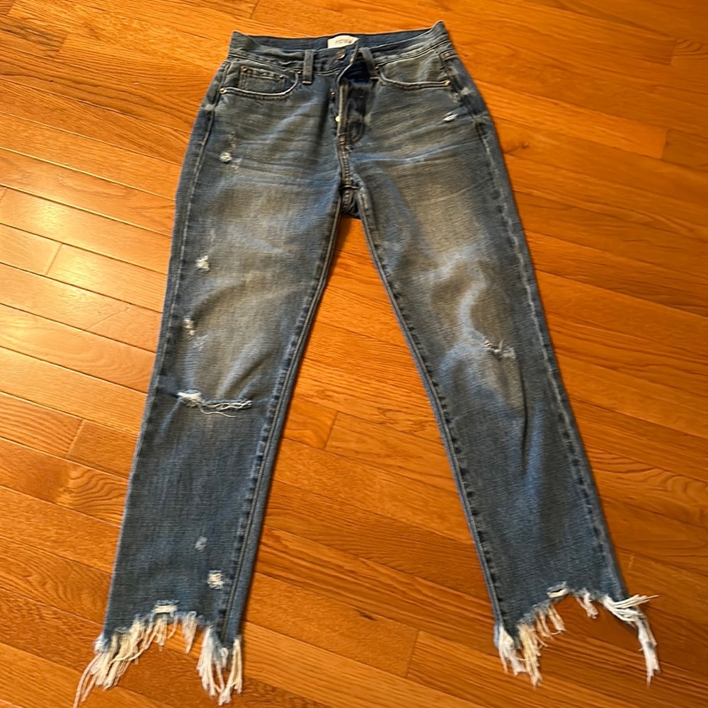 Pistola Size 24 jeans. High rise. Ankle fit.